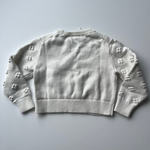 J.Crew Crewcuts Bobble Sweater for Girls in Ivory Size Small NWOT - Picture 5 of 5